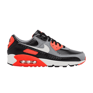 Nike Mens Air Max 90 Premium Carbon Fiber Infrared - Nike Sneaker