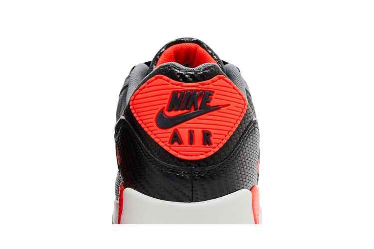 Nike Mens Air Max 90 Premium Carbon Fiber Infrared - Nike Sneaker, Detailansicht 8