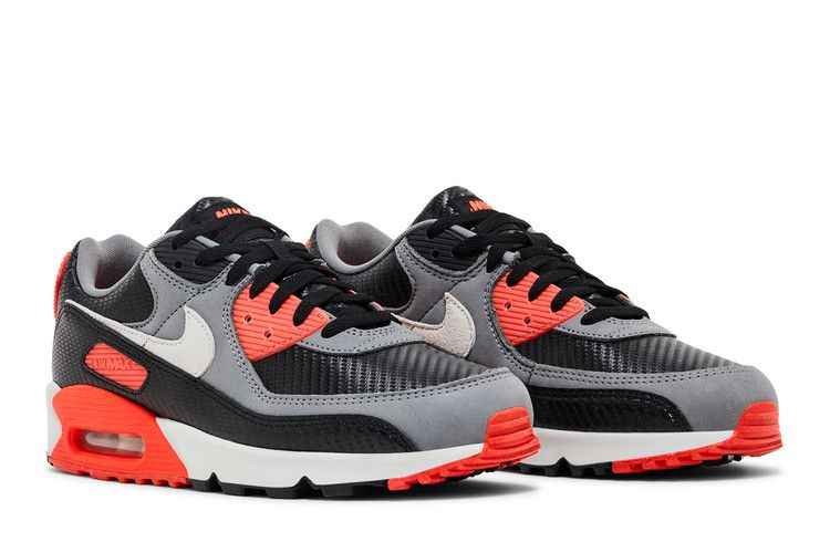 Nike Mens Air Max 90 Premium Carbon Fiber Infrared - Nike Sneaker, Detailansicht 9