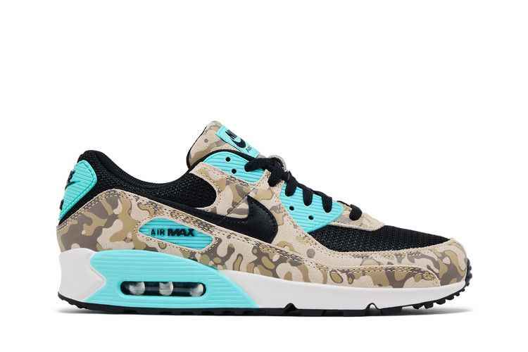 Nike Air Max 90 Premium Camo Pack - Aurora Green - Nike Sneaker, Detailansicht 2