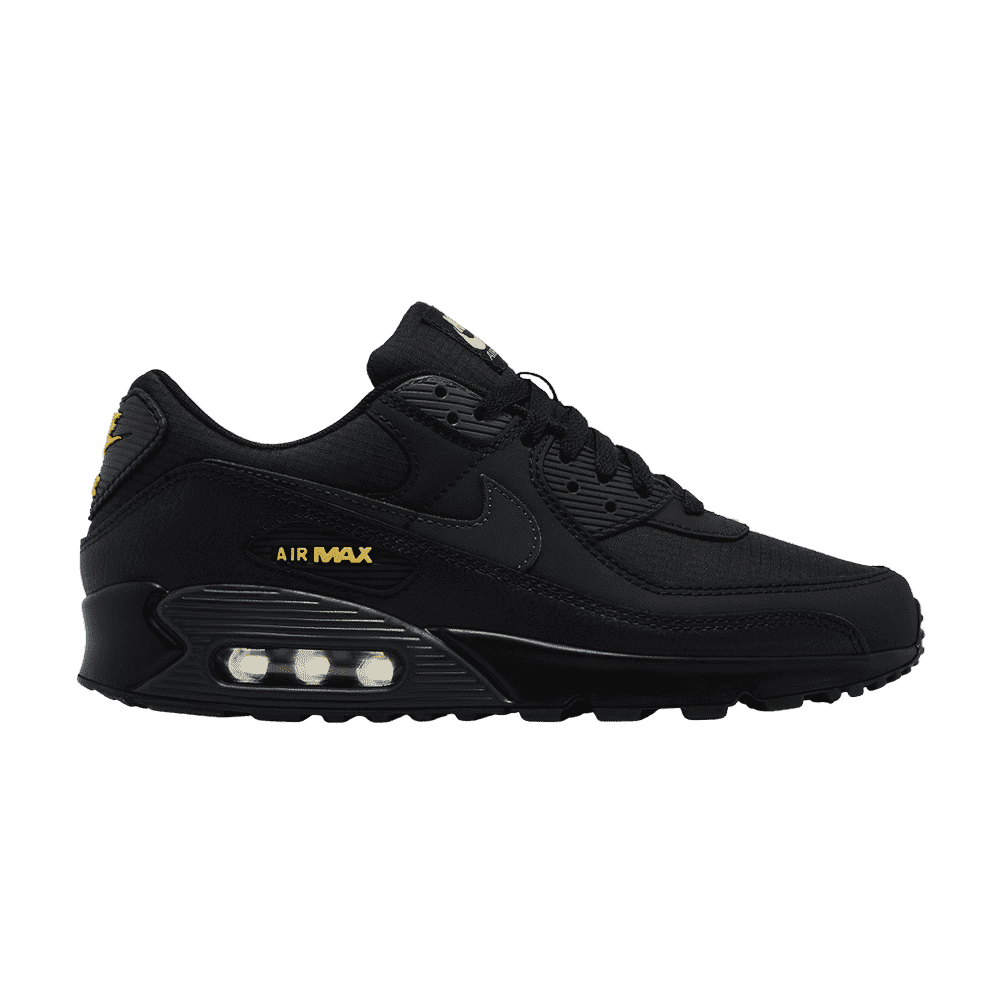 Nike Air Max 90 Black Buff Gold - Nike Sneaker
