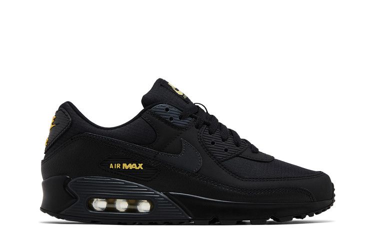Nike Air Max 90 Black Buff Gold - Nike Sneaker, Detailansicht 3