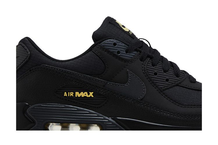 Nike Air Max 90 Black Buff Gold - Nike Sneaker, Detailansicht 4