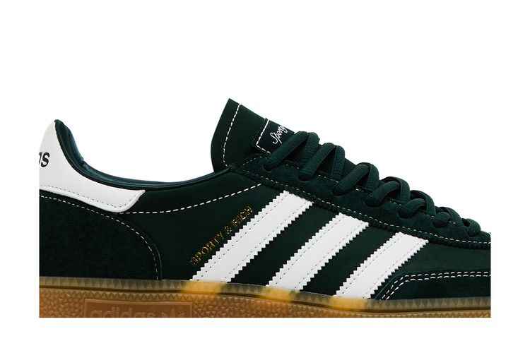 Sporty & Rich x adidas Handball Spezial Dark Green - adidas Sneaker, Detailansicht 4