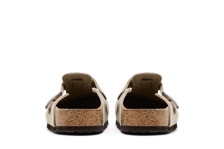 Birkenstock Boston Suede Leather Taupe - Birkenstock Sneaker, Detailansicht 8