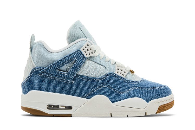 Wmns Air Jordan 4 Retro TEX Worn Blue Denim