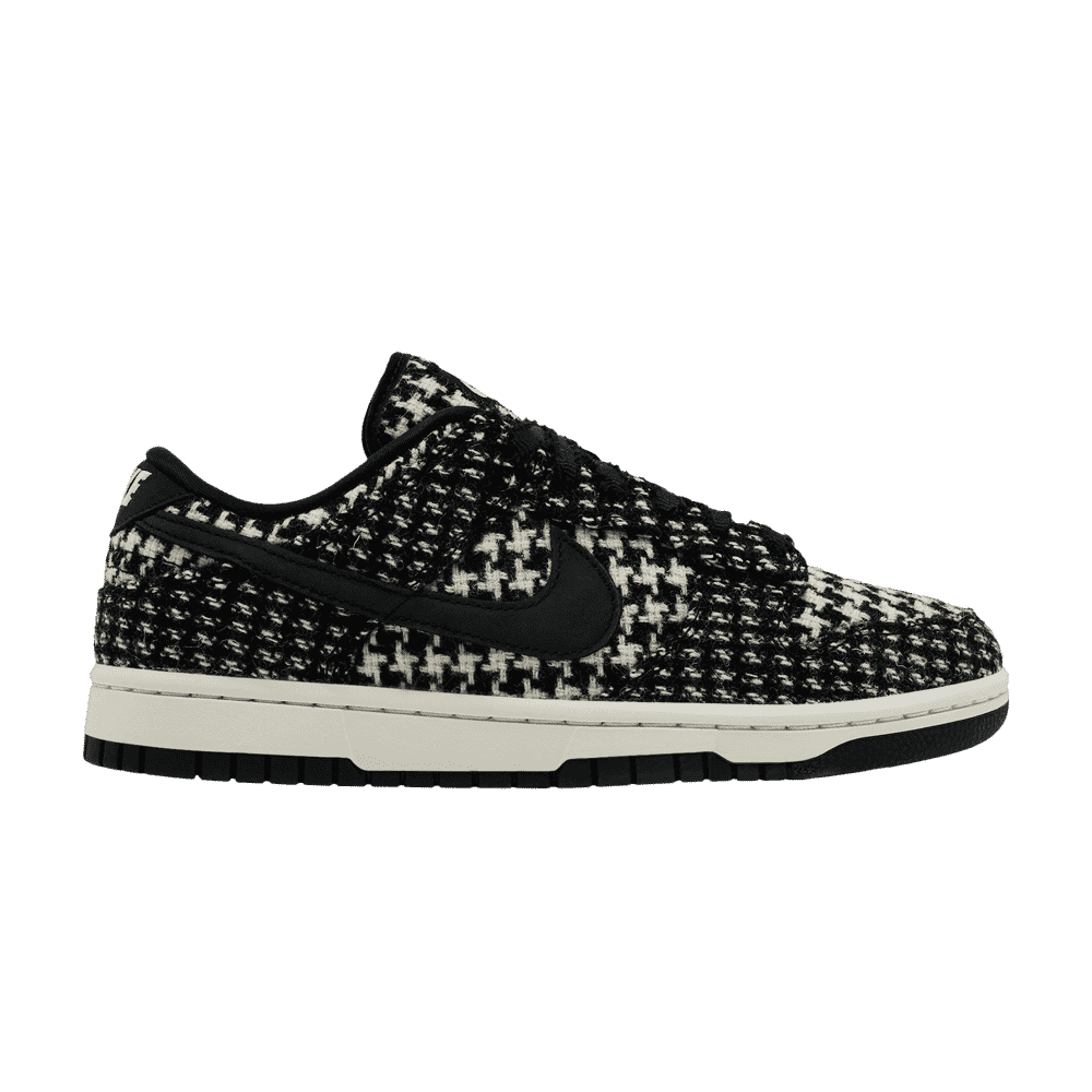 Harris Tweed x Nike Wmns Dunk Low Black Phantom - Nike Sneaker