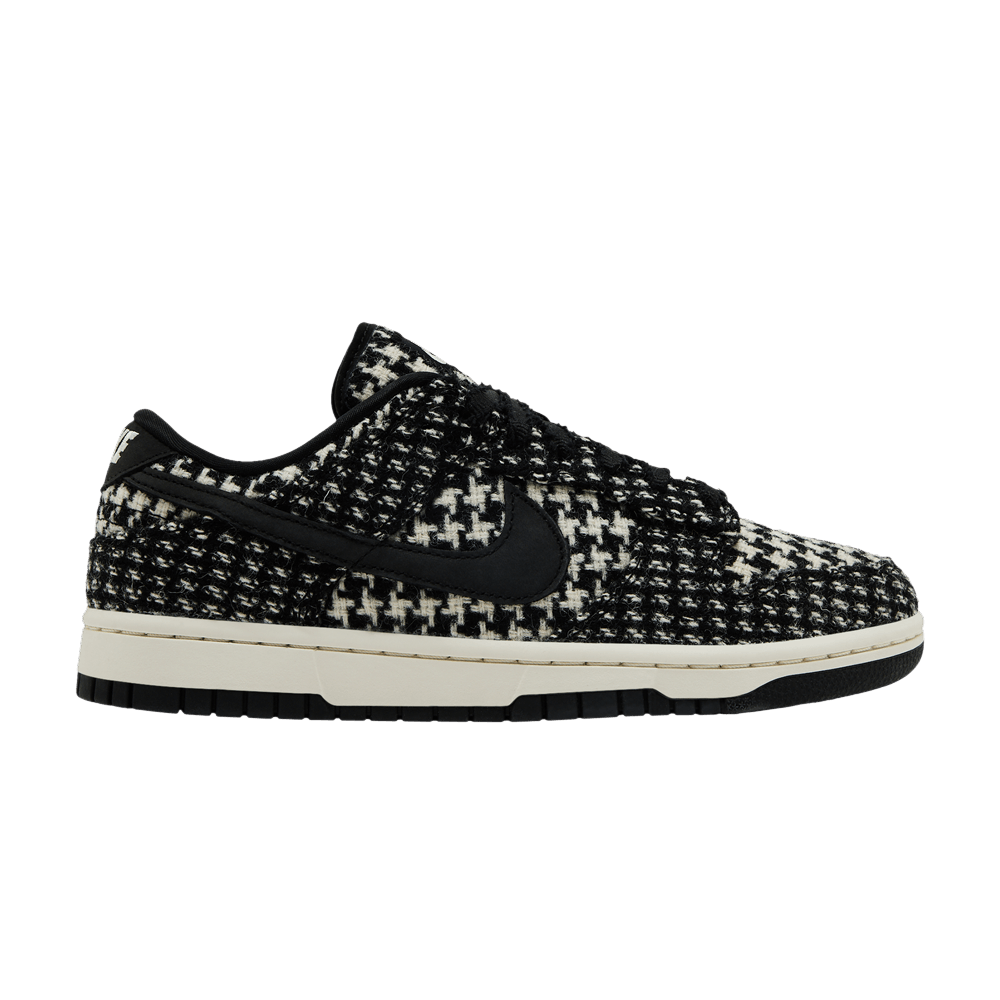Harris Tweed x Nike Wmns Dunk Low Black Phantom - Nike Sneaker, Detailansicht 2