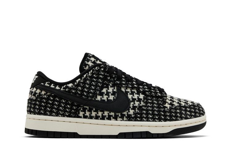 Harris Tweed x Nike Wmns Dunk Low Black Phantom - Nike Sneaker, Detailansicht 3