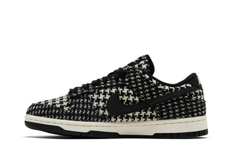 Harris Tweed x Nike Wmns Dunk Low Black Phantom - Nike Sneaker, Detailansicht 5