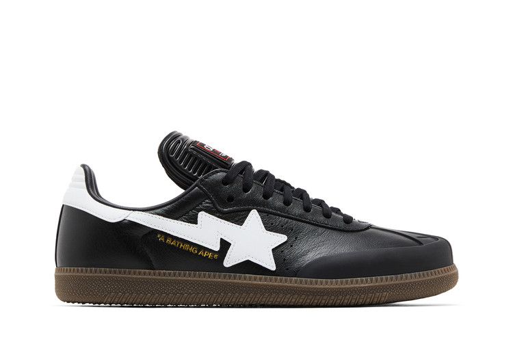 BAPE x adidas Samba Black White Gum - adidas Sneaker, Detailansicht 3