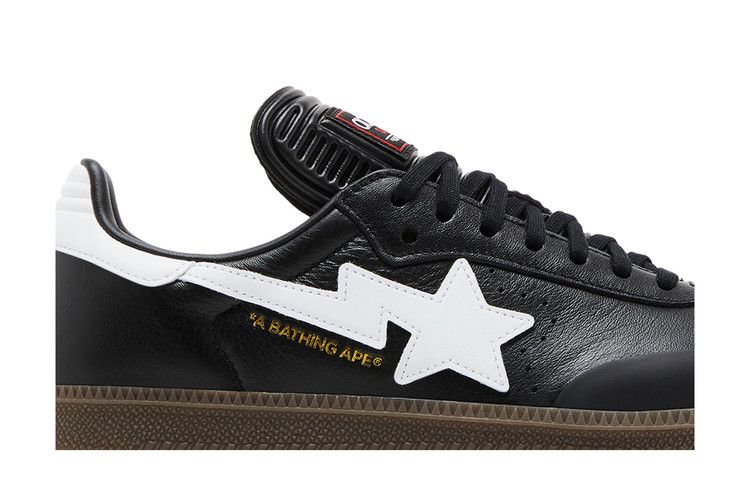 BAPE x adidas Samba Black White Gum - adidas Sneaker, Detailansicht 4