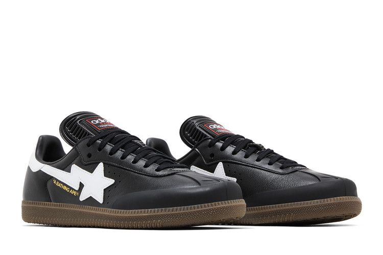 BAPE x adidas Samba Black White Gum - adidas Sneaker, Detailansicht 10