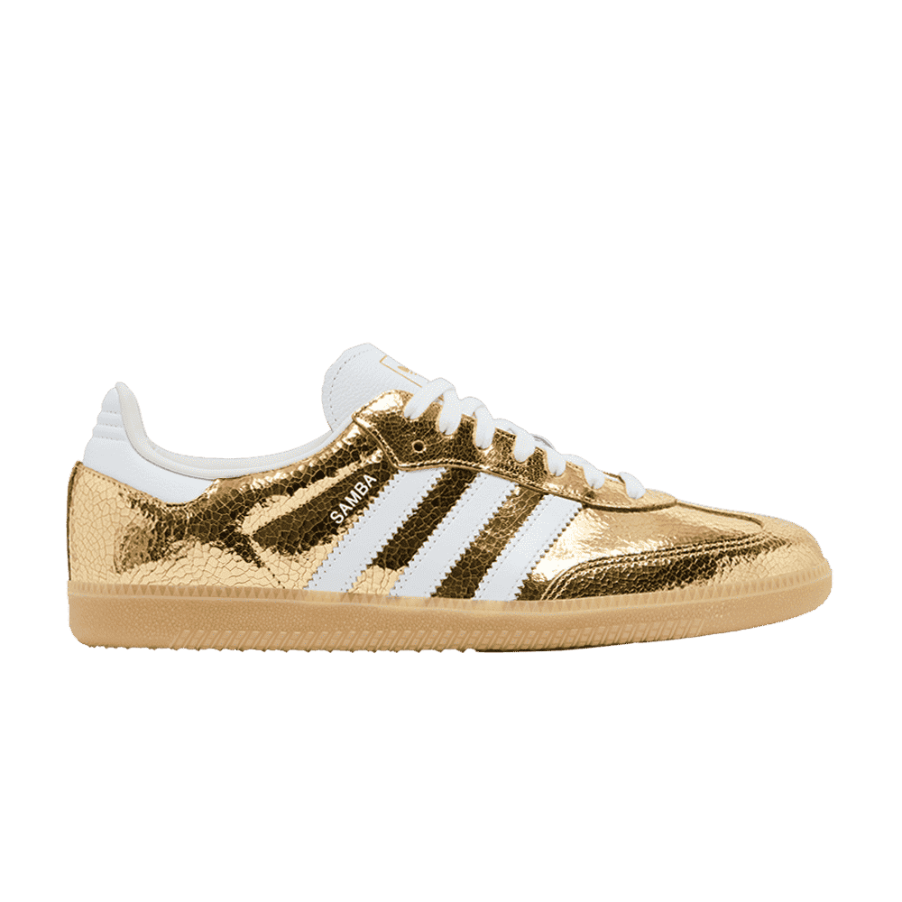 adidas Wmns Samba OG Cracked Metallic Pack - Gold