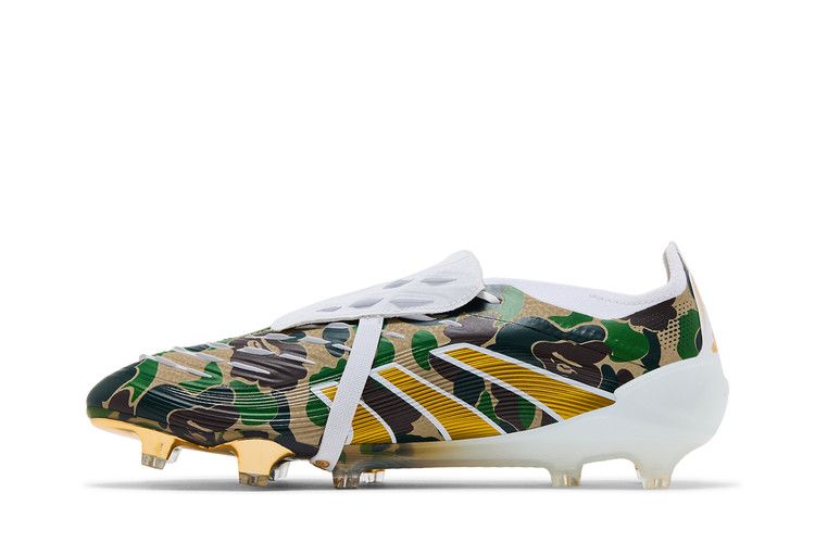 BAPE x adidas Predator Elite FG Brown - Adidas Sneaker, Detailansicht 5