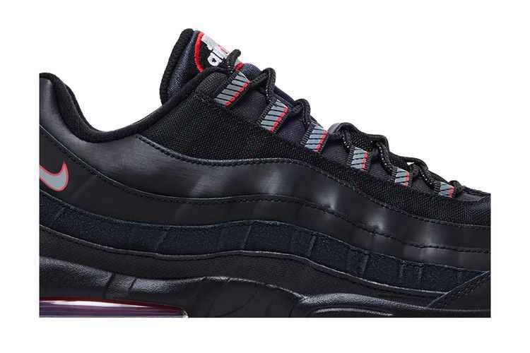 Nike Air Max 95 Big Bubble - Black University Red - Nike Sneaker, Detailansicht 4