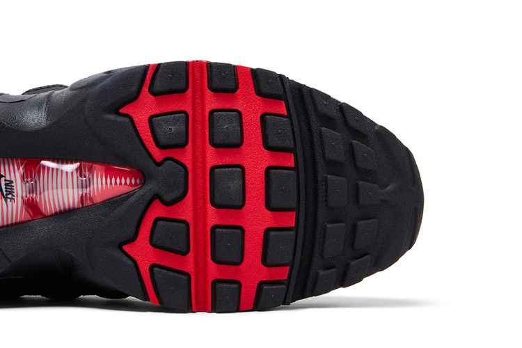 Nike Air Max 95 Big Bubble - Black University Red - Nike Sneaker, Detailansicht 7