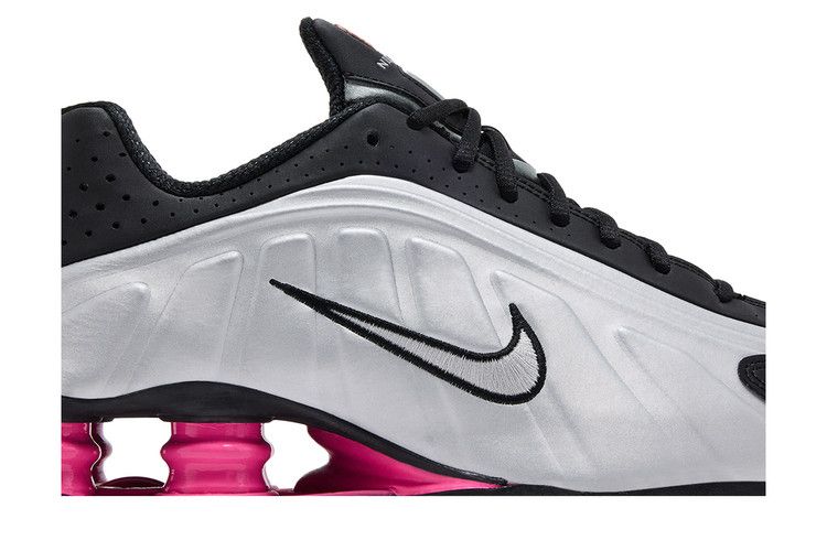 Nike Wmns Shox R4 Black Metallic Silver Pinksicle - Nike Sneaker, Detailansicht 4