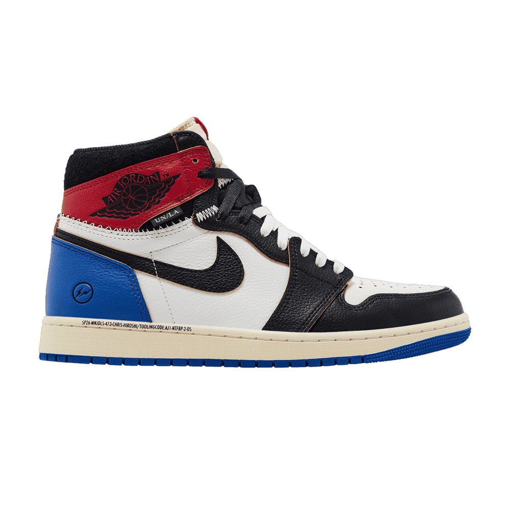 Air Jordan 1 Retro High OG Varsity Red x Fragment Design x Union LA