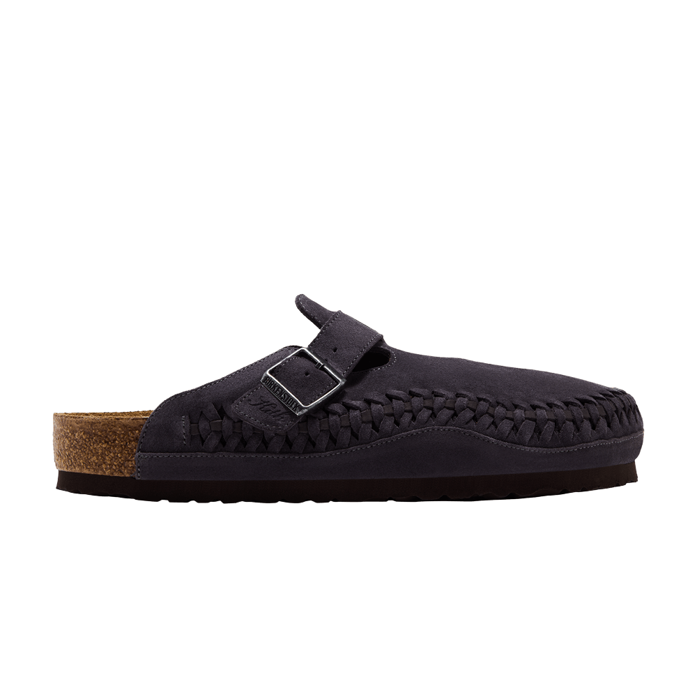 Kith x Birkenstock Boston Braided Rabbit Grey - Birkenstock Sneaker