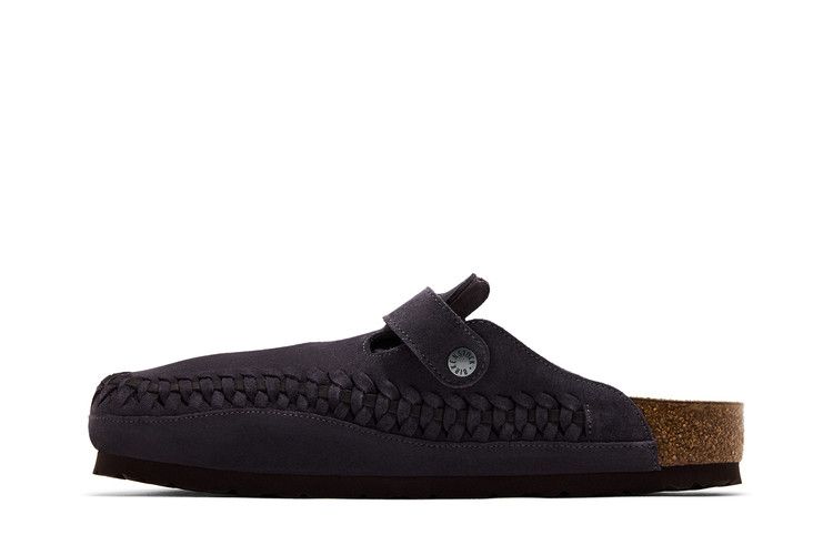 Kith x Birkenstock Boston Braided Rabbit Grey - Birkenstock Sneaker, Detailansicht 5