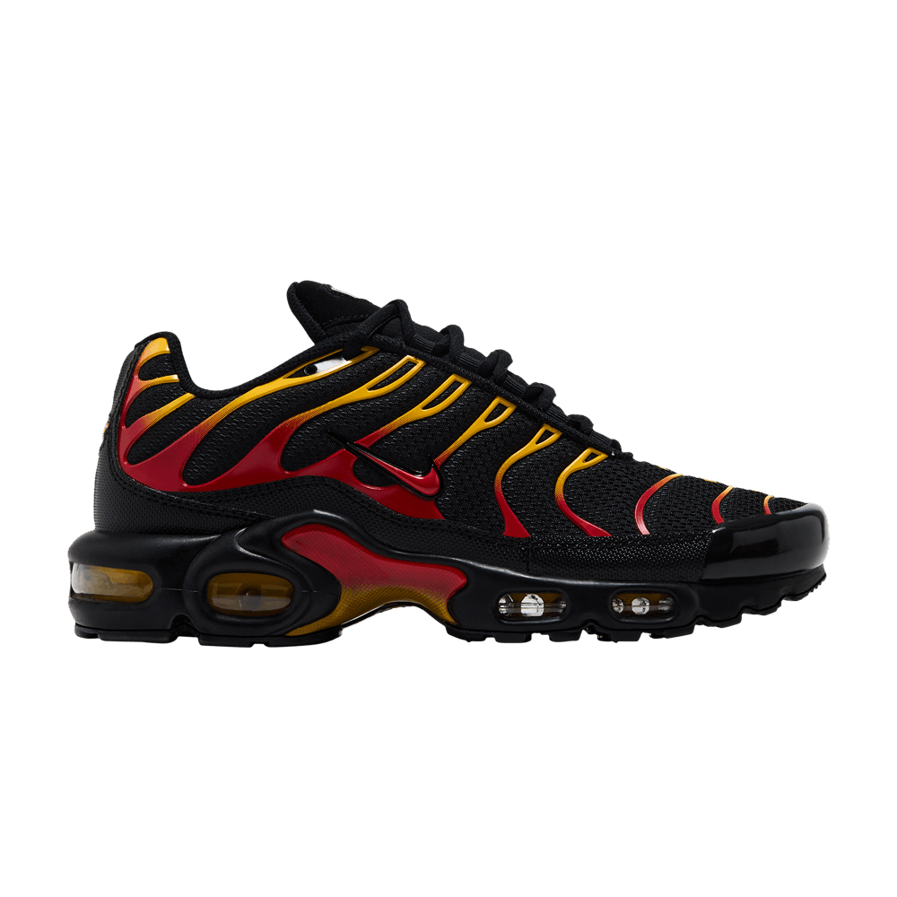 Nike Air Max Plus Black University Gold Red - Nike Sneaker, Detailansicht 2