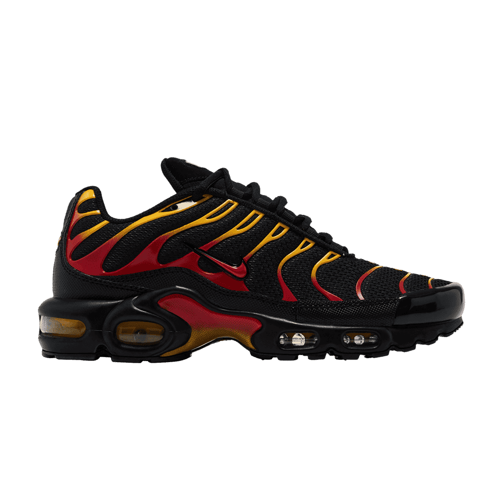 Nike Air Max Plus Black University Gold Red - Nike Sneaker