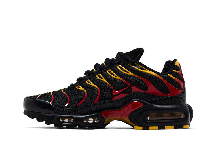 Nike Air Max Plus Black University Gold Red - Nike Sneaker, Detailansicht 5