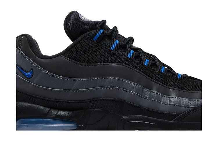 Nike Air Max 95 Big Bubble - Black Game Royal - Nike Sneaker, Detailansicht 4