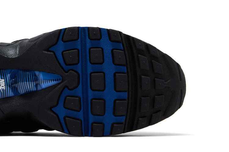 Nike Air Max 95 Big Bubble - Black Game Royal - Nike Sneaker, Detailansicht 7