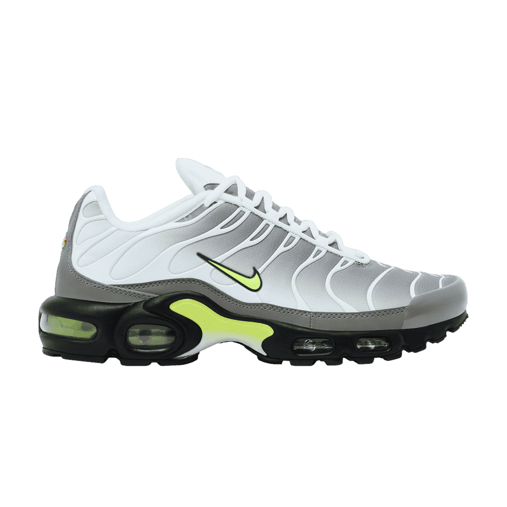 Nike Air Max Plus White Pearl Grey Neon - Nike Sneaker