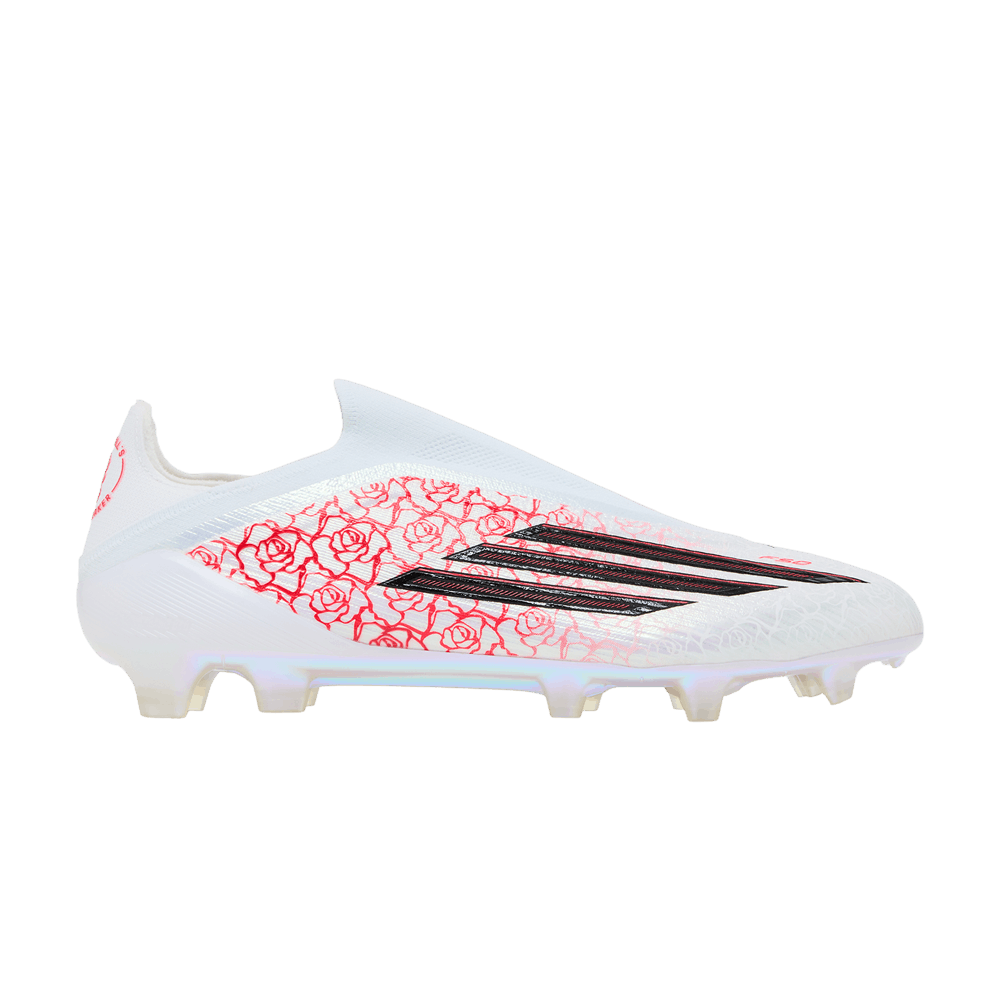 Lamine Yamal x adidas F50 Elite Laceless FG Cloud White Black Lucid Red - Adidas Sneaker