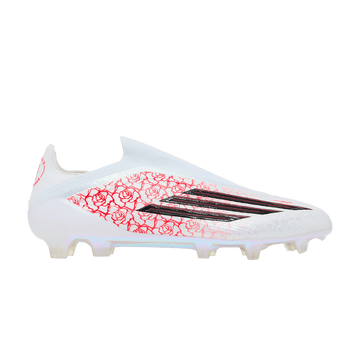 Lamine Yamal x adidas F50 Elite Laceless FG Cloud White Black Lucid Red - Adidas Sneaker