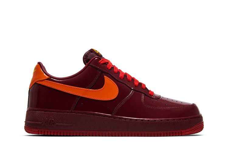 Nike Air Force 1 Low Patent Leather Dark Team Red - Nike Sneaker