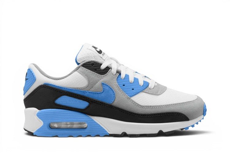 Nike Air Max 90 White Blue Crystal - Nike Sneaker, Detailansicht 3