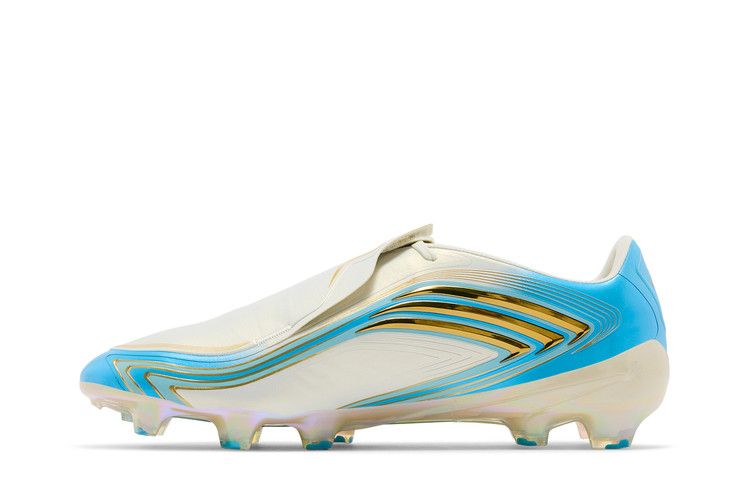 adidas F50 Messi Elite FG Ivory Semi Blue Burst - Adidas Sneaker, Detailansicht 5