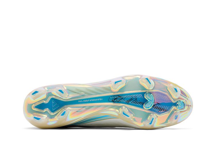adidas F50 Messi Elite FG Ivory Semi Blue Burst - Adidas Sneaker, Detailansicht 6
