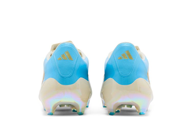 adidas F50 Messi Elite FG Ivory Semi Blue Burst - Adidas Sneaker, Detailansicht 8