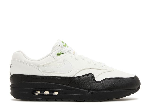 Air Max 1 White Black Chlorophyll