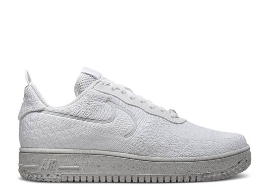 Nike Air Force 1 Low Crater Flyknit Tinte Platino Blanco