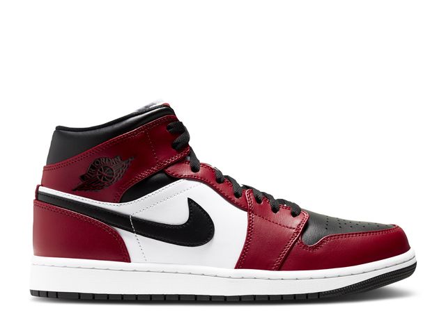 Air Jordan 1 Mid Chicago Toe - House-of-Sneakers