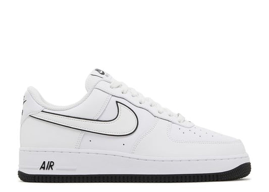 Nike Air Force 1 '07 Low Blanco Negro Contorno Swoosh