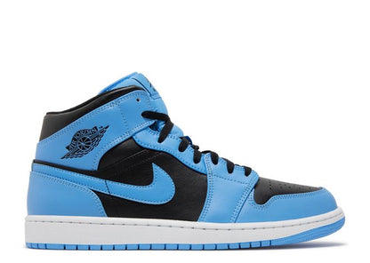 Air Jordan 1 Mid University Blue Black - House-of-Sneakers