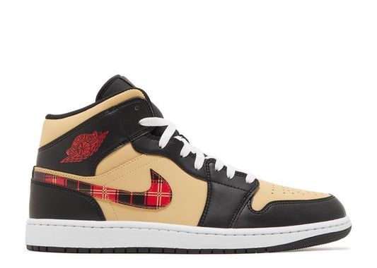 Air Jordan 1 Mid Tartan Swoosh