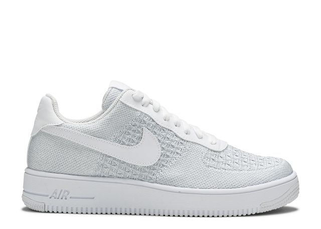 Nike Air Force 1 Flyknit 2 White Pure Platinum - House-of-Sneakers