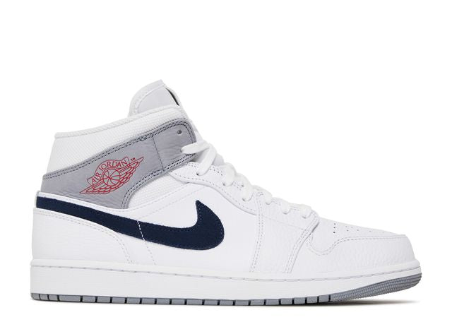 Air Jordan 1 Mid Paris White - House-of-Sneakers