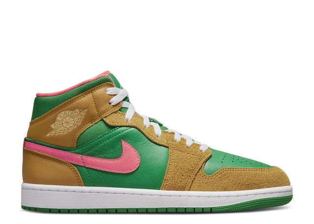 Air Jordan 1 Mid SE Wheat Watermelon