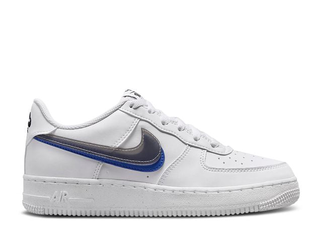 Nike Air Force 1 Low Impact Next Nature Double Swoosh White Black Blue - House-of-Sneakers