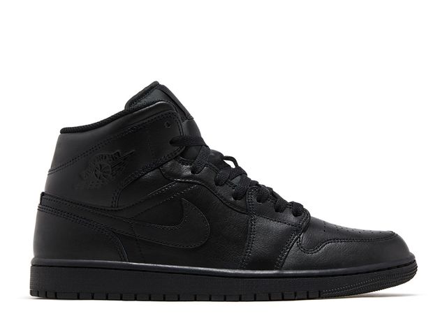 Air Jordan 1 Mid Triple Black - House-of-Sneakers