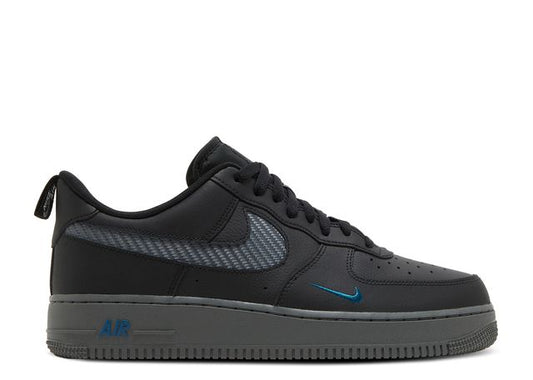 Nike Air Force 1 Low Negro Royal Fibra de Carbono